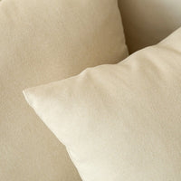 1 x RAW Customer Returns MIULEE Set of 2 cushion covers, linen look cushion cover, decorative cushion, decorative soft sofa cushion, couch cushion for sofa, bedroom with hidden zip, 40 x 40 cm, cream white - RRP €11.09