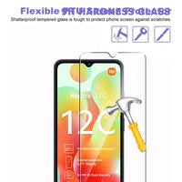 3 x Brand New Tieeyivv protective film for Xiaomi Redmi 12C tempered film protective glass for armor protection glass protective film full coverage screen protector, bubble-free, scratch-resistant, 9H hardness, anti-fingerprint - RRP €20.82