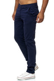 1 x RAW Customer Returns Elara Men s Chino Trousers Slim Fit Stretch Chunkyrayan MEL009-Navy Blue-38 30 - RRP €34.95