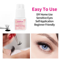 1 x Brand New Eyelash Gel Quick Dissolving Gel, FADVAN Hypoallergenic Eyelash Makeup Remover, Transparent Gel Texture Discharge Glue 5g  - RRP €9.06