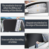 1 x RAW Customer Returns ZATOOTO Car Sun Shade Magnetic, Car Privacy Window, Car Sun Shade Baby, Car Window Darkening, More Magnets - RRP €27.13