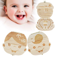 1 x Brand New IPENNY Children s Tooth Box Baby Teeth Wooden Box Storage Box Infant Teeth Storage Box Milk Teeth Memory Boxes Children s Memory Box Baby Gifts Organizer Baby Case Baptism Birthday - RRP €20.4