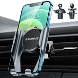 1 x RAW Customer Returns VANMASS Car Phone Holder Car Ventilation Heat Dissipation Design Upgrade Adaptive Locking Car Phone Holder with 2 Ventilation Clips Universal - RRP €20.16