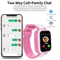 1 x RAW Customer Returns Kesasohe Smartwatch Kids, 4G Kids Smartwatch with GPS and Phone Video Call Call Function IP68 Waterproof School Mode Game Alarm Clock, GPS Watch Kids Voice Chat SOS Children s Watch for Boys and Girls - RRP €65.99