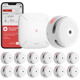 1 x RAW Customer Returns X-Sense Smart Smoke Detector XS01-M with SBS50 Base Station, T V Rheinland Certified, Wireless Smoke Detector with WLAN, Networkable Fire Alarm, Compatible with the X-Sense Home Security App, FS121, 12 Pack - RRP €205.7