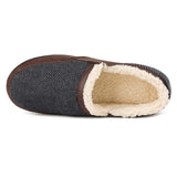 10 x Brand New ULTRAIDEAS slippers men s plush slippers winter warm slippers elastic band memory foam felt slippers cashmere wool lining non-slip rubber sole for indoor and outdoor use, gray, 41 EU - RRP €279.9