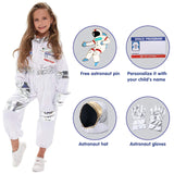 1 x RAW Customer Returns Tacobear Astronaut Costume Children with Astronaut Helmet Astronaut Gloves Space Costume Role Play for Children Halloween Cosplay Carnival - RRP €29.21