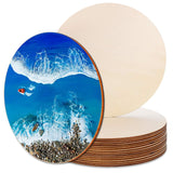 1 x RAW Customer Returns Wooden discs, 15 pieces round wooden disc, for crafts, 2.5 mm thick, for decoration, coasters, crafts, painting, DIY, 20 x 20 cm - RRP €13.99