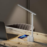 1 x RAW Customer Returns Honeywell Desk Lamp with USB Charging Port - Dimmable Bedside Lamp for Home and Office, Portable Folding Small Table Lamp for Adults Reading and Working, HWT-H01 - RRP €49.99