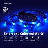 1 x RAW Customer Returns YOOULIT LED Waterproof Light Strip 20m, 5050RGB Intelligent Waterproof Light Strip, Bluetooth Control with Remote Control and Music Sync, 16 Million Colors, Applicable for Party - RRP €29.48