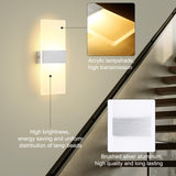 1 x RAW Customer Returns Lightsjoy LED wall lamp indoor modern wall light up and down hallway lamp wall lighting for bedroom corridor living room stairs etc. warm white - RRP €19.99