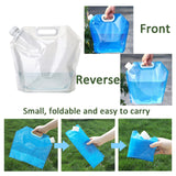 7 x Brand New Wieysdoo Foldable Water Canister Bag Folding Canister Carrier Camping Water Bag Container Foldable Camping Canister Outdoor Portable Water Container Water Bag Water Tank 5L 1.10 Bal ,4 Packs - RRP €112.91