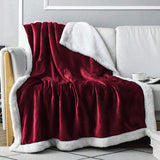 5 x Brand New Everlasting Comfort Sherpa Fleece Soft Throw Blanket - RRP €189.95