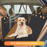 1 x Brand New Lekespring Dog Car Seat Cover Back Seat with Solid Wood Board, Abrasion-Resistant, Scratch-Resistant and Waterproof Dog Car Cover - Suitable for All Types of Cars - Black - RRP €78.48