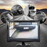 1 x RAW Customer Returns Kairiyard 5 HD LCD Car Monitor with Car Reversing Camera, Waterproof Night Vision Backup Camera Reversing Camera Kit for Bus Truck Van RV - RRP €29.99