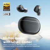 1 x RAW Customer Returns SoundPEATS Mini HS Bluetooth 5.3 Headphones, Hi Res Audio with LDAC Wireless Earbuds, AI Noise Cancelling Mic, Multipoint Connection, 36 Hours HiFi Stereo Sound, Lightweight for Sports - RRP €47.39