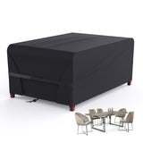 1 x RAW Customer Returns Yomisee garden furniture cover, 242 x 162 x 100 cm, waterproof cover for garden furniture, protective tarpaulin for furniture sets, Oxford fabric covers for garden table seating group - RRP €24.99