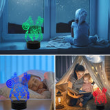 2 x RAW Customer Returns AIRUEEK 3D Night Light, Gifts for Men, Father s Day Gift, Superhero Toys for Boys 16 Colors Dimmable with Touch Party Christmas Birthday Favors Gift for Kids Boys - RRP €32.88