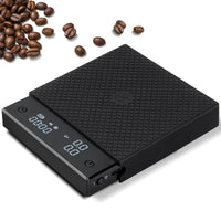 1 x RAW Customer Returns TIMEMORE Exclusive - Black Mirror Basic PRO coffee scale with timer, flow measurement, digital coffee scale with 0.1g precise graduation, espresso scale, kitchen scale 2000 grams, black - RRP €59.14