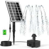 1 x RAW Customer Returns SZMP Solar Fountain for Outdoor 3.5W DIY Solar Pond Pump 2024 Upgraded, 8 DIY Effects with 16.4ft Cable, 2000mAh Battery, Solar Floating Fountain Pump for Garden Pond, Bird Bath, Fish Container - RRP €28.93