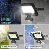 1 x RAW Customer Returns kolpop LED spotlight with motion detector outside, 30W 3000LM LED floodlight 6500K cold white super bright spotlight IP65 waterproof outdoor spotlight for garden, garage - RRP €19.99