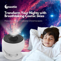 1 x RAW Customer Returns LUNASTIC Planetarium Projector 12 Starlight Discs - LED Starry Sky Projector, Galaxy Projector, Starry Sky Lamp, Starlight Star Light Projector, Starry Sky for Adults and Children - RRP €39.99