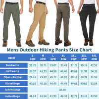 1 x RAW Customer Returns wihnsinop Men s Outdoor Pants Hiking Pants Waterproof Lightweight Summer Pants Trekking Pants for Men with Zipper Pockets and Belt - RRP €42.28