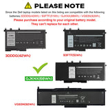 1 x RAW Customer Returns ASUNCELL 7.6V 68Wh Laptop Battery for Dell Latitude 5480 5580 5280 5288 5488 5490 5491 5495 5580 5590 E5288 E5480 E5580 Precision 3520 3530 Series GJKNX GD1JP 0GD1JP DY9NT 0DY9 NT 5YHR4 451-BBZG - RRP €45.24