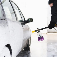 1 x RAW Customer Returns Improved Foam Cannon Snow Foam Lance, 1L Adjustable Foam Lance Foam Nozzle with 1 4 Quick Connector for Pressure Washer Foam Gun Car Wash Black Yellow  - RRP €28.99