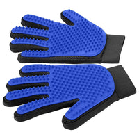 1 x RAW Customer Returns Pet Glove Gentle Grooming Glove Efficient Glove Massage Glove with Improved Five Finger Design - Perfect for Dogs and Cats - RRP €14.11