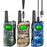 1 x RAW Customer Returns Inspireyes Walkie Talkie Kids Rechargeable, 48 Hours Working Time, Gifts for Boys Girls, Outdoor Hiking Camping, Gift for Boys Ages 8-12, 3-5 Girls, Set of 3 Camouflage Colors - RRP €35.69