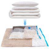 3 x RAW Customer Returns HEETA 6 Pack Vacuum Bags for Clothes 3 Jumbo 3 Large Vacuum Reusable Clothes Bags with Sticker and Whiteboard Marker Vacuum Storage Bags for Duvets and Pillows etc. - RRP €60.48