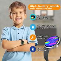 1 x RAW Customer Returns DIGEEHOT Kids Smartwatch, Fitness Bracelet Tracker Children, IP68 Waterproof Activity Tracker, Sports Modes, Pedometer, Heart Rate Monitor, Gifts for Children and Teenagers Black  - RRP €30.24