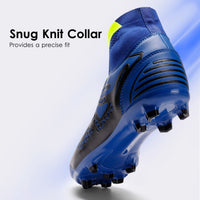 1 x RAW Customer Returns DREAM PAIRS Men s Soccer Shoes with Studs Outdoor Sports Football Boots Royal Blue Neon Green 160858-ME Size 46 EUR  - RRP €29.99