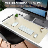 1 x RAW Customer Returns K KNODEL Desk Pad, Office Desk Mat, PVC Leather Desk Pad, Laptop Desk Mat 35x60cm  - RRP €11.86