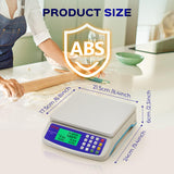 1 x RAW Customer Returns Bonvoisin Price Calculation Scale 30kg 66lb Commercial Counting Scale Deli Scale Digital Price Calculation Scale Precise Market Scale kg lb Conversion 30kg 66lb, 1g  - RRP €48.41