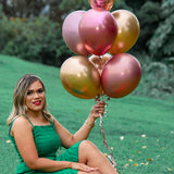 14 x Brand New 120pcs Metallic Balloons 12 Thick Chrome Balloons Metallic Latex Balloons Colorful Party Balloons for Birthday Wedding Baby Shower Anniversary Festival Arch Garland - RRP €268.8