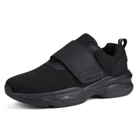 1 x RAW Customer Returns Ortho rest Men s Diabetic Walking Shoes Edema Shoes for Swollen Feet Arch Support Orthopedic Sneakers 46, Black  - RRP €60.49