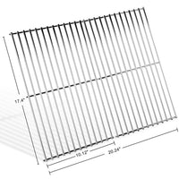 1 x RAW Customer Returns Onlyfire GCG-8544 Stainless Steel Grill Grates Fits Weber Spirit Spirit II 200 Series Gas Grills, 2 Pack - RRP €60.49