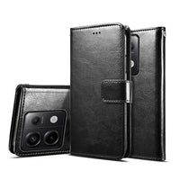 22 x Brand New Case for Xiaomi Redmi Note 13 Pro 5G, with Tempered Glass Screen Protector, Shockproof TPU PU Leather Wallet Case Kickstand Card Slots , Flip Case for Xiaomi Poco X6 5G - Black - RRP €448.8