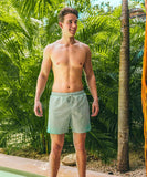 1 x RAW Customer Returns Swim shorts men s swim trunks with color changed swimsuits boys, swim trunks, men s shorts summer, bermuda shorts men, cargo shorts men summer - swim trunks men short M, emerald fingerprint  - RRP €39.95