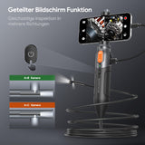 1 x RAW Customer Returns Three Lens Endoscope Camera with Light, DEPSTECH 2MP HD Endoscope for iPhone iOS Android, Inspection Camera, Pipe Camera, Channel Camera, Telescope Camera with 6 2 LEDs, IP67 Waterproof, Carrying Case, 3M Cable - RRP €70.57