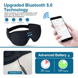 1 x RAW Customer Returns ZUXNZUX Sleep Mask Women and Men, 3D Eye Mask Sleep Mask with Bluetooth Headphones, Adjustable Sleep Headphones Bluetooth for Travel, Yoga, Sleeping, Sleep Mask for Side Sleepers - RRP €28.99