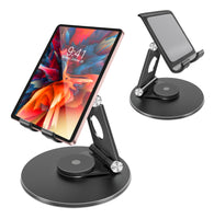 1 x RAW Customer Returns Sxuan Tablet Stand Height Adjustable, iPad Stand Table with Heavy Base, Tablet Holder Stand for iPad Pro 12.9 11, iPad Air, iPad Mini, Tab, iPhone and all 4.7 -13 Devices, Black - RRP €32.64