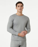 1 x RAW Customer Returns LAPASA Men s Thermal Shirt Long Sleeve Winter Thermal Underwear Round Neck Thermal Top Shirt Thermoflux 300 Extra Warm M26 XL Extra Warm Light Heather Gray 1 Pack  - RRP €24.3