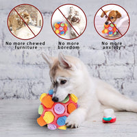 3 x Brand New Sniffing ball for dogs, sniffing toy for dogs, intelligence toy for dog ball, smell training dog ball, washable interactive dog toy ball, dog snack ball, foraging instinct training - RRP €63.51