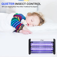 1 x RAW Customer Returns FRAXINUS Electric Insect Killer, Fly Trap Insect Trap Mosquito Lamp 20w, 4,200V with UV Light, No Toxic Chemicals, Perfect Against Flies Moths, Mosquitoes. - RRP €42.41