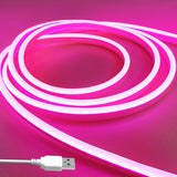 53 x Brand New vimeepro USB LED Neon Strip 5V 3M USB Flexible Waterproof Neon Strip for Indoor and Outdoor Bedroom TV Backlight Cabinets etc. Adapter not included Pink  - RRP €961.42