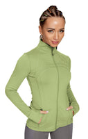 1 x RAW Customer Returns QUEENIEKE Women s Running Jacket Sports Jacket Full Zip Long Sleeve Training Jacket Sweat Jacket Slim Fit Handfeel Jacket with Pocket for Yoga Fitness Roasted Winter Pear XS - RRP €44.36