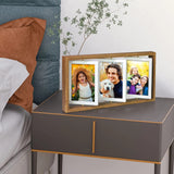 1 x RAW Customer Returns ZEEYUAN picture frame 10x15 rotating photo frame collage 6 photos to display for family, wedding, girls, boys, friends - RRP €24.99